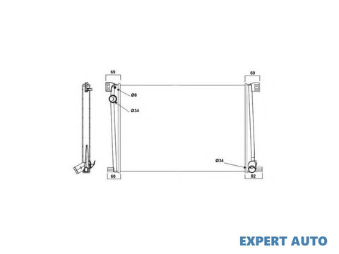 Radiator, racire motor MINI MINI CLUBMAN (R55) 2007-2016 #3 01023135