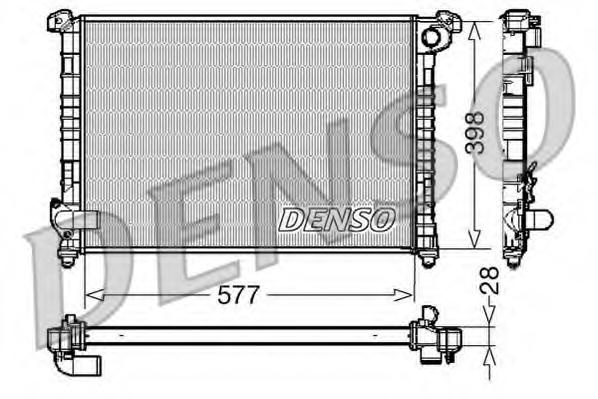 Radiator, racire motor MINI MINI (R50, R53), MINI MINI Cabriolet (R52), MINI MINI (R56) - DENSO DRM05100