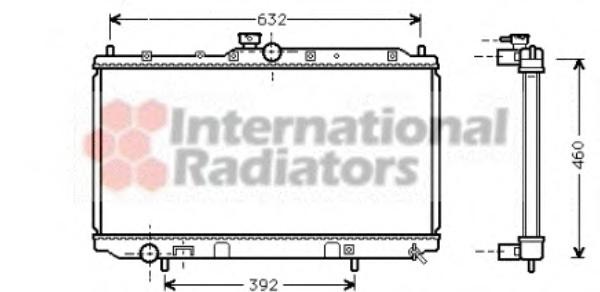 Radiator, racire motor MITSUBISHI CARISMA (DA_), MITSUBISHI CARISMA limuzina (DA_), MITSUBISHI SPACE STAR (DG_A) - VAN WEZEL 32002142