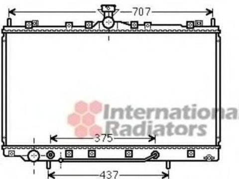 Radiator, racire motor MITSUBISHI GRANDIS (NA_W) - VAN WEZEL 32002217