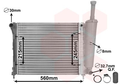 Radiator, racire motor MTR 30061944