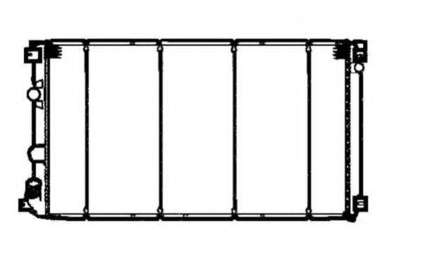 Radiator, racire motor NISSAN INTERSTAR bus (X70) (2002 - 2016) NRF 58324