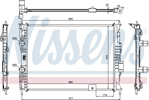 Radiator, racire motor NISSAN QASHQAI / QASHQAI +2