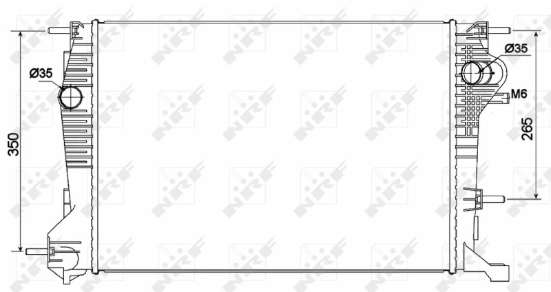 Radiator, racire motor NRF 53136 pentru RENAULT FLUENCE (L3_) 2014-2019