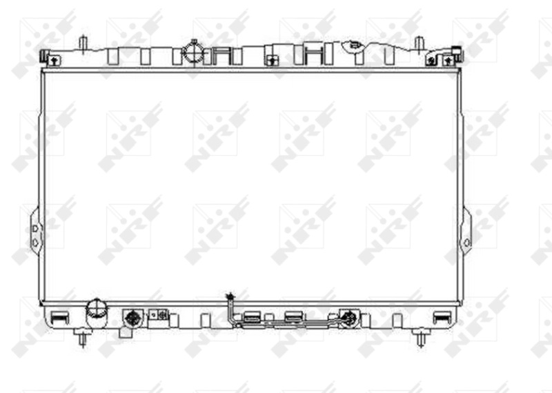 Radiator, racire motor NRF 53354 pentru HYUNDAI TRAJET Autoutilitara/limuzina spatioasa (FO) 1999 2000 2001 2002 2003 2004 2005 2006 2007 2008