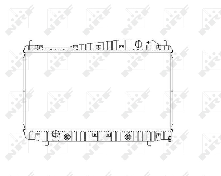 Radiator, racire motor NRF 53482 pentru DAEWOO MAGNUS 1999 2000 2001 2002 2003 2004 2005 2006