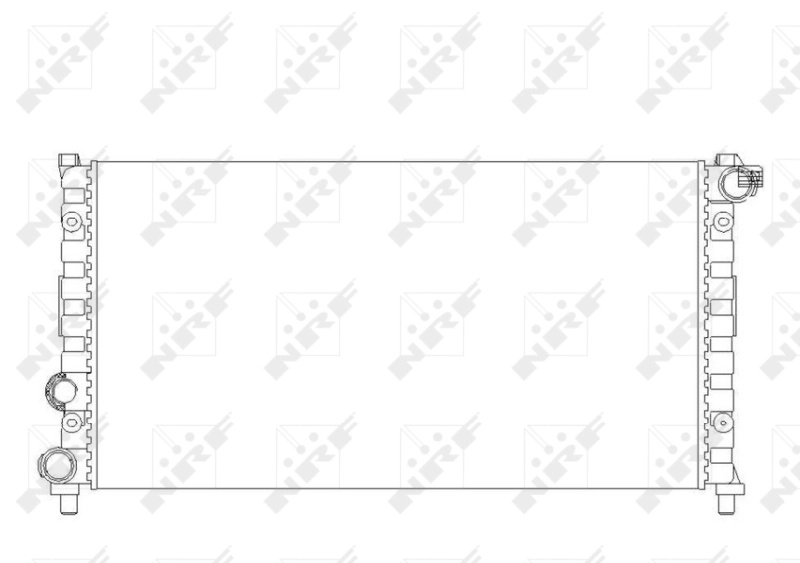 Radiator, racire motor NRF 58765 la SEAT IBIZA I (