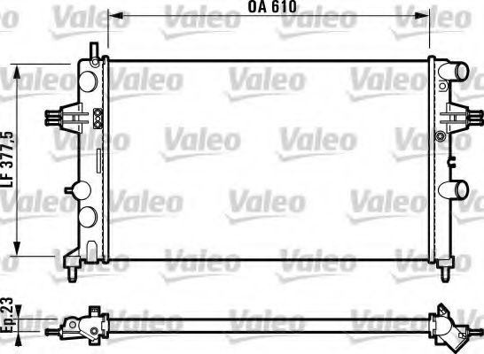 Radiator, racire motor OPEL ASTRA G hatchback (F48
