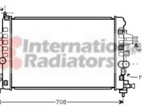 Radiator, racire motor OPEL ASTRA H (L48), OPEL ASTRA H combi (L35), OPEL ASTRA H Sport Hatch (L08) - VAN WEZEL 37002363