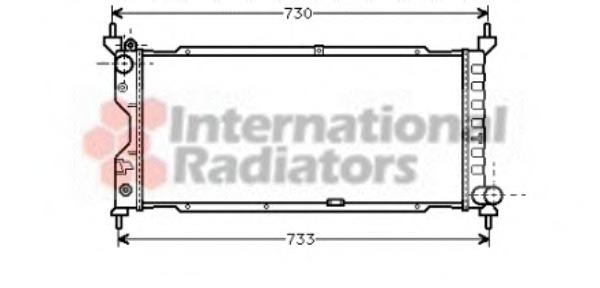 Radiator, racire motor OPEL COMBO (71_), OPEL VITA B (73_, 78_, 79_), OPEL CORSA B caroserie (73_) - VAN WEZEL 37002185