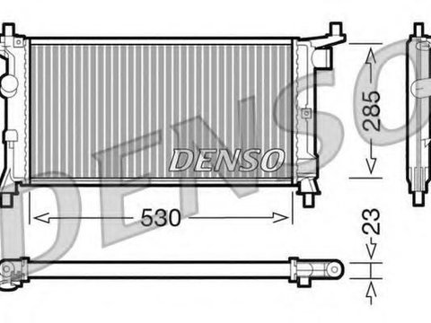 Radiator, racire motor OPEL COMBO (71_), OPEL VITA B (73_, 78_, 79_), OPEL KADETT E Combo (38_, 48_) - DENSO DRM20037