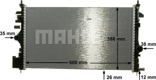 Radiator, racire motor OPEL INSIGNIA A Sports Tour