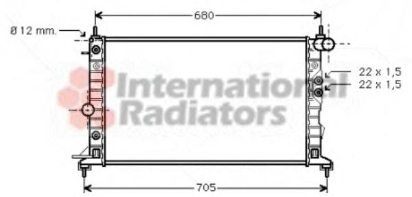 Radiator, racire motor OPEL VECTRA B hatchback (38_), OPEL VECTRA B (36_), OPEL VECTRA B combi (31_) - VAN WEZEL 37002220