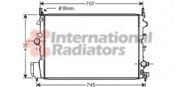 Radiator, racire motor OPEL VECTRA C, OPEL VECTRA C GTS, SAAB 9-3 limuzina (YS3F) - VAN WEZEL 37002396