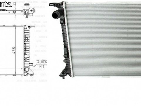 Radiator racire motor pentru AUDI A4 , A5 , A6 ,A7 -- 2.7/3.0 DIESEL-- --2.8/3.2 FSI--