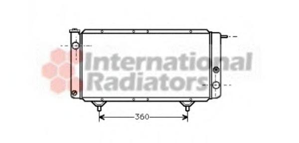 Radiator, racire motor PEUGEOT 104, PEUGEOT 104 cupe, TALBOT SAMBA (51A) - VAN WEZEL 40002003