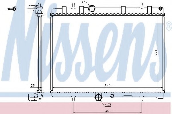 Radiator, racire motor PEUGEOT 407 SW (6E) (2004 -