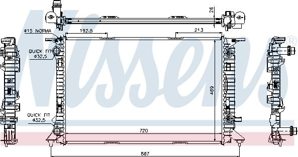 Radiator. racire motor Radiator motor Automat se p