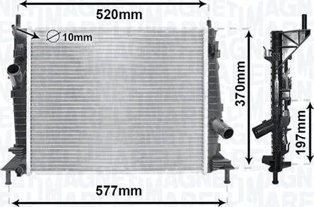 Radiator. racire motor Radiator motor Automat-Manual se potrivește. FORD C-MAX FOCUS C-MAX FOCUS II 1.4-1.6-1.6LPG FORD FOCUS II (DA_, FFS, DS), Turism, 07.2004 - 09.2012 Magneti Marelli 350213169900