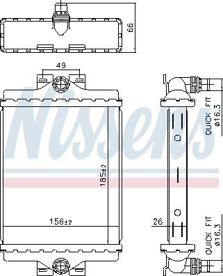 Radiator. racire motor Radiator motor Manual se potrivește. BMW 2 F22 F87 2 F23 3 F30 F80 3 F31 3 GRAN TURISMO F34 4 F32 F82 4 F BMW 4 (F33, F83), Сabrioletă, 10.2013 - Nissens 606270