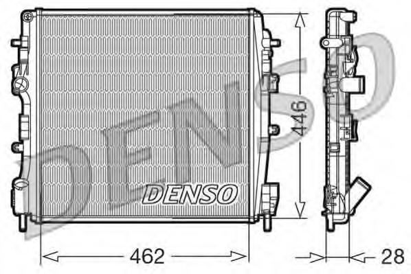 Radiator, racire motor RENAULT KANGOO (KC0/1_), RENAULT KANGOO Rapid (FC0/1_), RENAULT TRAFIC II bus (JL) - DENSO DRM23018