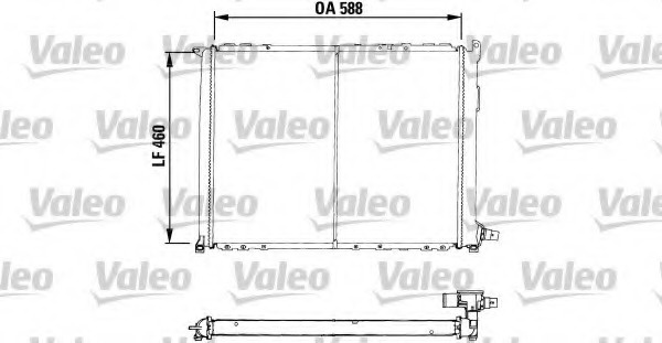 Radiator racire motor # Renault Safrane 1993 1994 