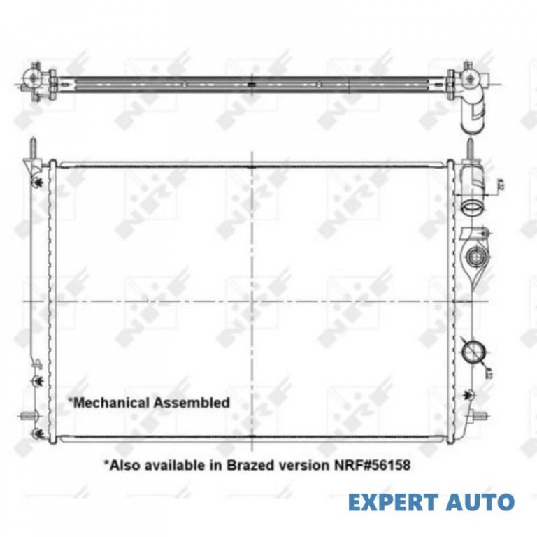 Radiator, racire motor Renault SCENIC I (JA0/1_) 1999-2003 #2 01093005