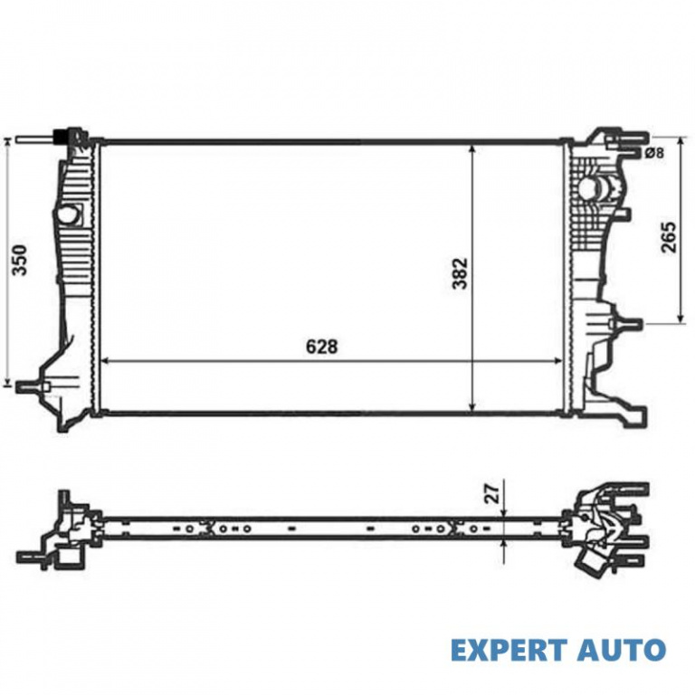 Radiator, racire motor Renault SCENIC III (JZ0/1_)