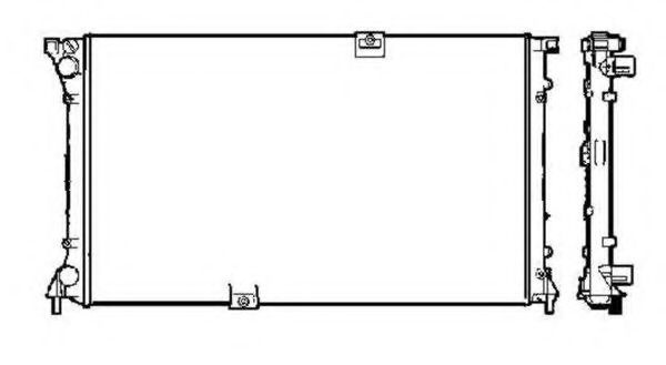 Radiator, racire motor RENAULT TRAFIC II platou / 