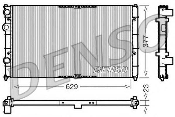 Radiator, racire motor SEAT CORDOBA limuzina (6K1, 6K2), VW PASSAT (3A2, 35I), VW PASSAT Variant (3A5, 35I) - DENSO DRM26040