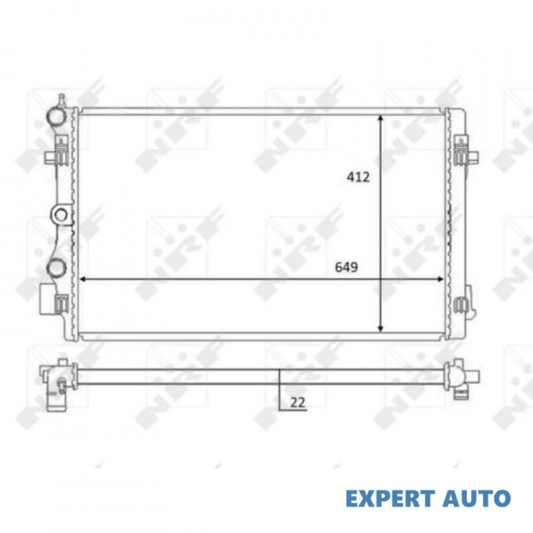 Radiator, racire motor Seat SEAT IBIZA V ST (6J8, 