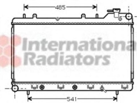 Radiator, racire motor SUBARU IMPREZA limuzina (GC), SUBARU FORESTER (SF), SUBARU IMPREZA combi (GF) - VAN WEZEL 51002016