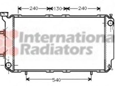 Radiator, racire motor SUBARU LEGACY combi (BC, BJF), SUBARU LIBERTY I (BC) - VAN WEZEL 51002018