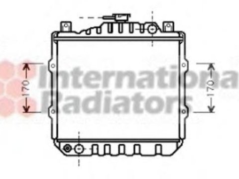 Radiator, racire motor SUZUKI ALTO Mk II (EC) - VAN WEZEL 52002010