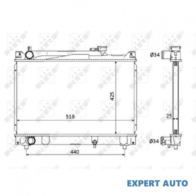 Radiator, racire motor Suzuki GRAND VITARA XL-7 I (FT) 1998-2005 #3 01143033