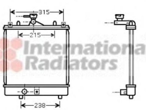 Radiator, racire motor SUZUKI IGNIS (FH) - VAN WEZEL 52002061