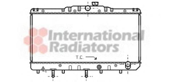 Radiator, racire motor TOYOTA COROLLA limuzina (_E8_), TOYOTA COROLLA limuzina (_E9_), TOYOTA COROLLA hatchback (_E9_) - VAN WEZEL 53002080