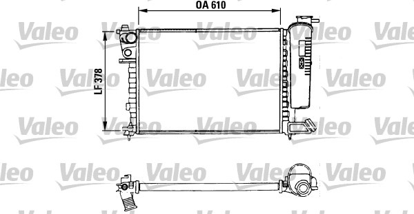 Radiator, racire motor VALEO 730630 model CITROEN 
