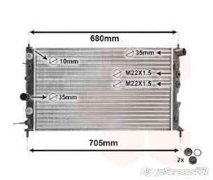 RADIATOR RACIRE MOTOR VECTRA B