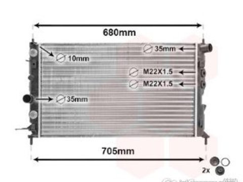 RADIATOR RACIRE MOTOR VECTRA B