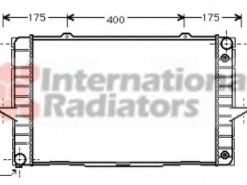 Radiator, racire motor VOLVO 850 combi (LW), VOLVO V70 (LV), VOLVO C70 I cupe - VAN WEZEL 59002092