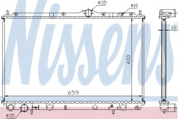 Radiator, racire motor VOLVO V40 Combi (VW) (1995 