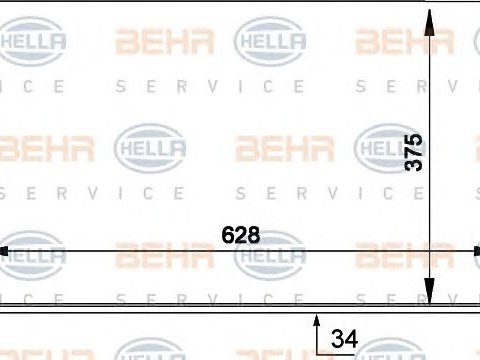 Radiator racire motor VW GOLF 3/4/VENTO 1,6-2,0 1.9,tdi - Cod intern: W20089911 - LIVRARE DIN STOC in 24 ore!!!