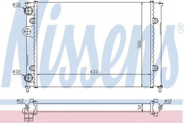 Radiator, racire motor VW GOLF III Variant (1H5) (