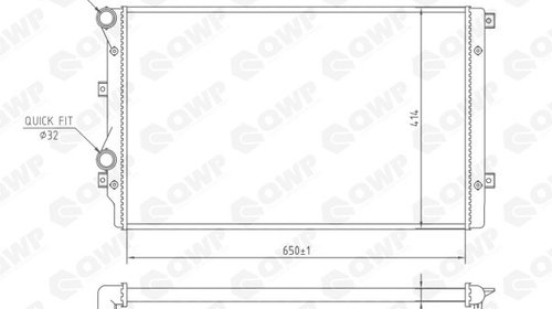 Radiator, racire motor VW GOLF VI (5K1) 