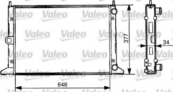 Radiator, racire motor VW SHARAN (7M8, 7M9, 7M6) (1995 - 2010) VALEO 731386 piesa NOUA