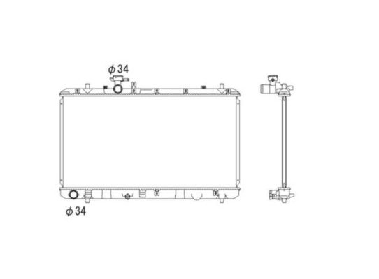 Radiator racire suzuki sx4 pentru motoarele de 1.5