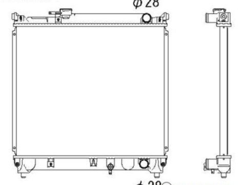 Radiator racire suzuki vitara 1.6,1.6-16v, 2.0
