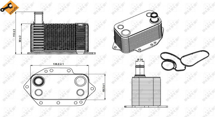 Radiator Racire Ulei BMW 31281 11-942-59