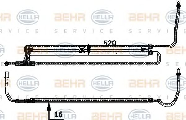 Radiator racire ulei BMW 5 Touring (E61) - Cod intern: W20091199 - LIVRARE DIN STOC in 24 ore!!!